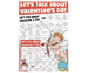 Let's Talk About Valentine's Day Board Game