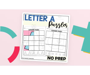 Letter A Puzzles