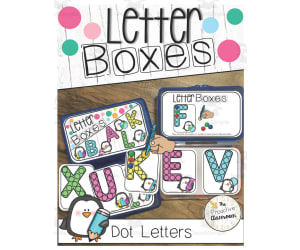 Letter Boxes: Dot Letter Center