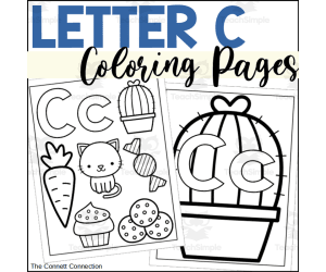 Letter C Coloring Pages