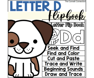 Letter D Flip Book