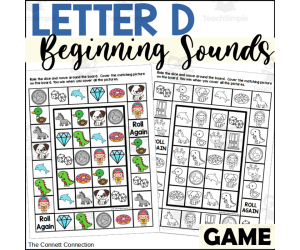 Letter D Games for Beginning Sounds