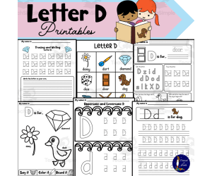 Letter D Printables