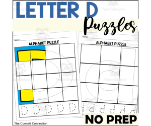 Letter D Puzzles