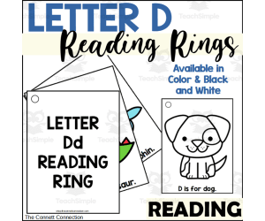 Letter D Reading Rings