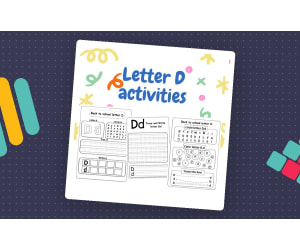 letter d worksheets for prek - writing letter d worksheet
