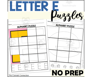 Letter E Puzzles
