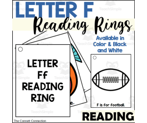 Letter F Reading Rings