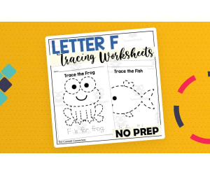 Letter F Tracing Worksheets