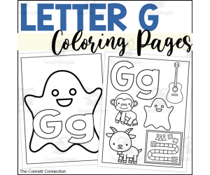 Letter G Coloring Pages