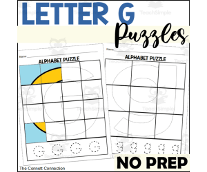 Letter G Puzzles