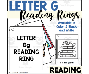Letter G Reading Rings