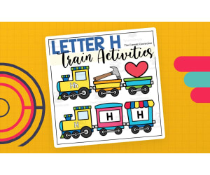 Letter H Trains Worksheets and Centers