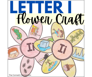 Letter I Flower Craft