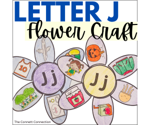 Letter J Flower Craft