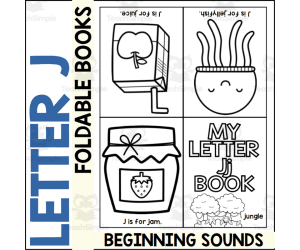 Letter J Mini Alphabet Book