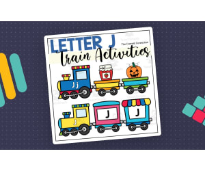 Letter J Trains Worksheets and Centers