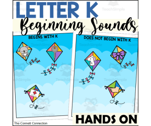 Letter K Beginning Sound Sort