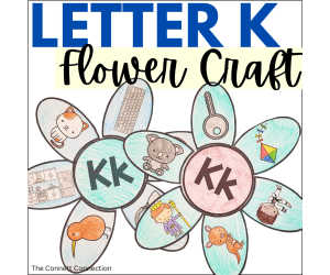 Letter K Flower Craft