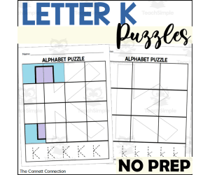 Letter K Puzzles