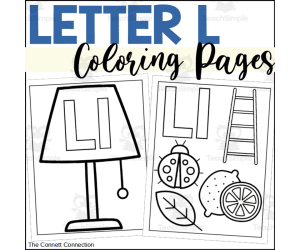 Letter L Coloring Pages