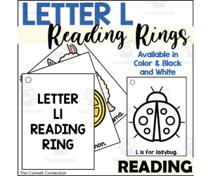 Letter L Reading Rings