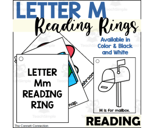 Letter M Reading Rings