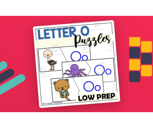 Letter O Beginning Sound Puzzles