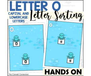 Letter O Capital and Lowercase Letter Sort