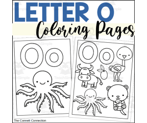Letter O Coloring Pages – Alphabet Practice