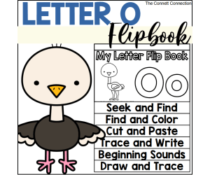 Letter O Flip Book