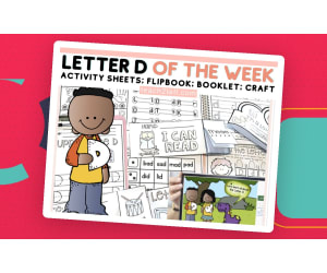 Letter of the Week Letter D Printables Activity Pack Phonics