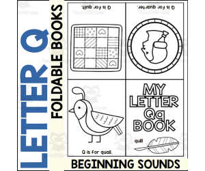 Letter Q Mini Alphabet Book
