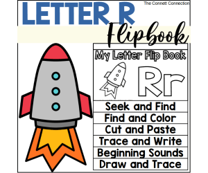 Letter R Flip Book
