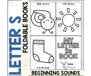 Letter S Mini Alphabet Book