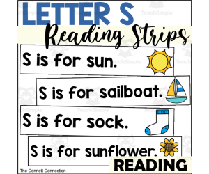 Letter S Reading Strips
