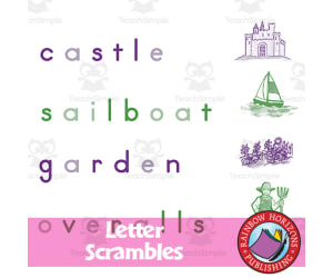Letter Scrambles - Six-, Seven- and Eight-Letter Words