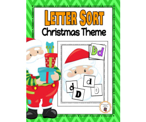 Letter Sort - Christmas Theme