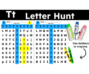 Letter T Activities
