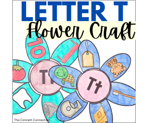 Letter T Flower Craft