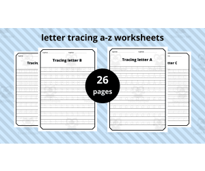 Letter Tracing Teaching Resources - Tracing Letters A - Z