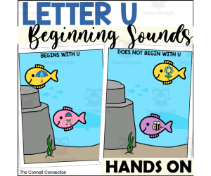 Letter U Beginning Sound Sort
