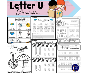 Letter U Printables