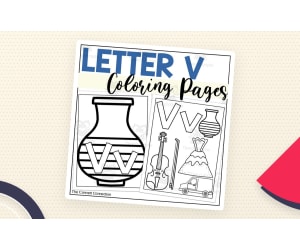 Letter V Coloring Pages