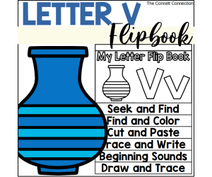 Letter V Flip Book