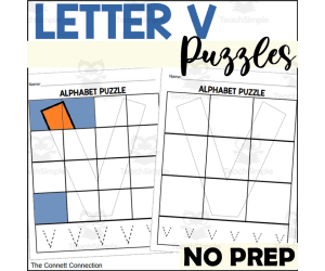 Letter V Puzzles