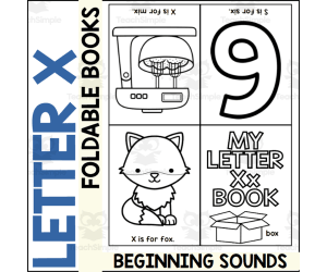 Letter X Mini Alphabet Book