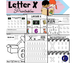 Letter X Printables