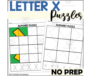 Letter X Puzzles
