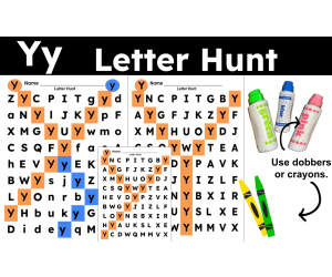 Letter Y Activities